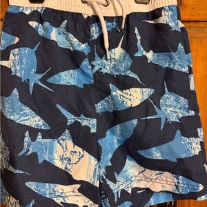 OshKosh B'gosh White Elastic Waist Shorts
